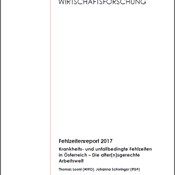 Mehr Informationen zum Thema: Österreichischer Fehlzeitenreport: Leichter Rückgang der Krankenstände, die Zahl der Arbeitsunfälle auf historischem Tiefstand