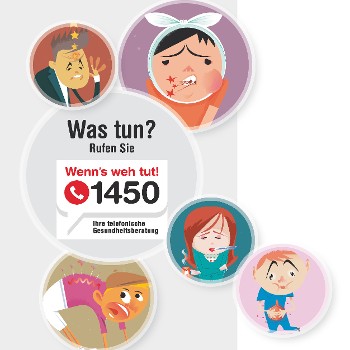 Mehr Informationen zum Thema: „Wenn’s weh tut! 1450“ – Startschuss für die neue telefonische Gesundheitsberatung